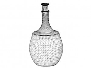 alcohol bottle 3D 模型