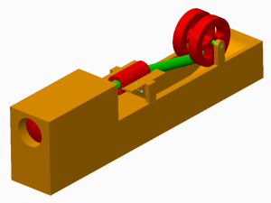 crank mechanics 3D-printmodel