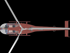 sa 342 gazelle 3D Model