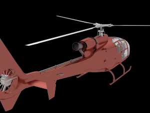sa 342 gazelle 3D Model