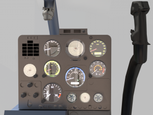 sa 342 gazelle 3D Model