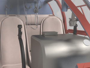 sa 342 gazelle 3D Model