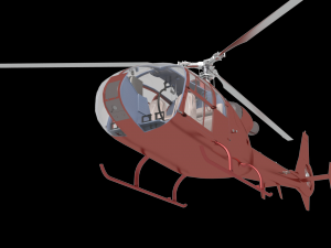 sa 342 gazelle 3D Model