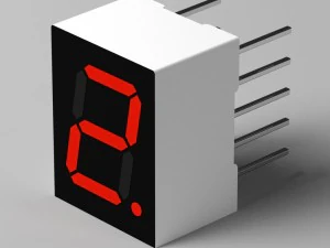 семисегментный светодиодный одноразрядный 3D Модель