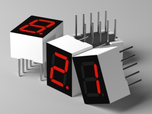 seven segment led single digit Modèle 3D