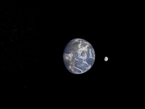 solar system with asteroid belt Model 3D