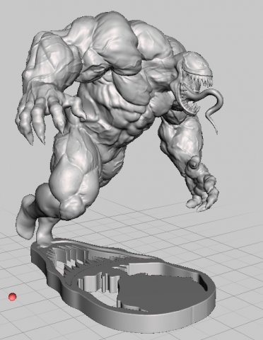 venom 3D Baskı Modeli .c4d .max .obj .3ds .fbx .stl .blend 