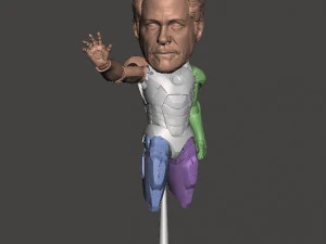 Железный человек Тони Старк- Роберт Дауни 3D Принт Модель