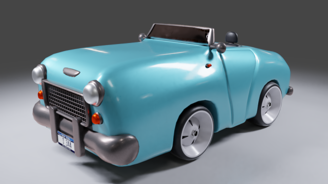 tooncar003 3D Model .c4d .max .obj .3ds .fbx .stl .blend 