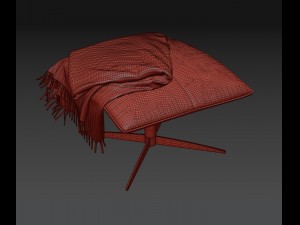 roche bobois dolphin armchir 3D Model