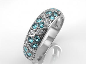 fashion ring 001 3D-printmodel