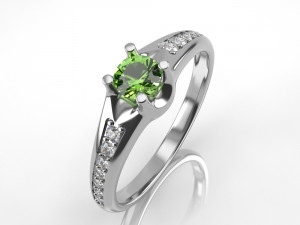 engagement ring 002 3D 프린트 모델