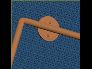 armchair bruna Modelo 3D