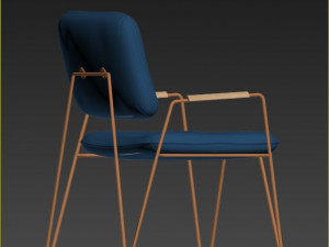 armchair bruna Modelo 3D
