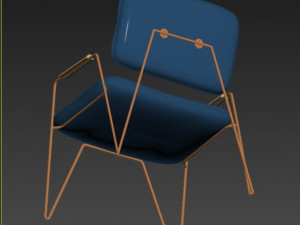 armchair bruna Modelo 3D