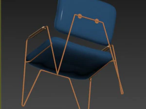 armchair bruna 3D Model