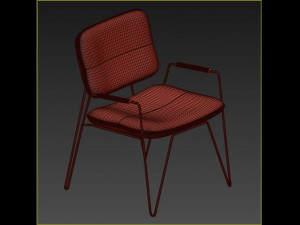 armchair bruna Modelo 3D