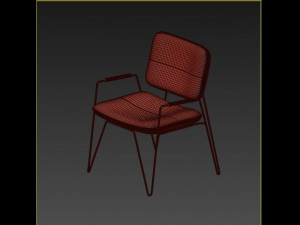 armchair bruna Modelo 3D