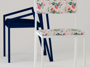 chair vevelt - chair spring vevelt - tiago curioni 3D Model