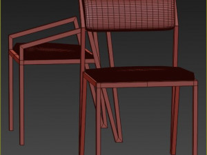 chair vevelt - chair spring vevelt - tiago curioni 3D Model