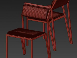 chair vevelt - chair spring vevelt - tiago curioni 3D Model
