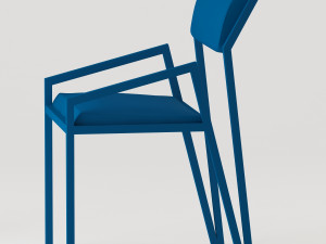 chair vevelt - chair spring vevelt - tiago curioni 3D Model
