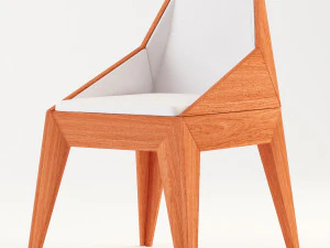 chair triarm - studio rika 3D Model