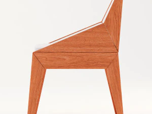 chair triarm - studio rika 3D Model