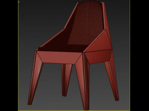 chair triarm - studio rika 3D Model