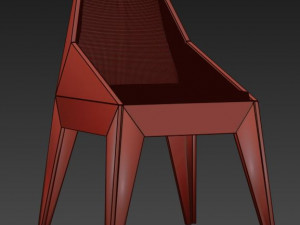 chair triarm - studio rika Modèle 3D