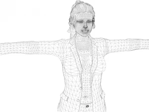 Personagem Ana Modelo 3D