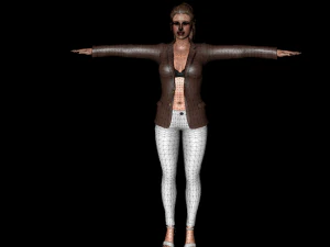 Personagem Ana Modelo 3D