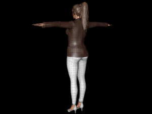 Personagem Ana Modelo 3D
