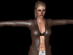 Personagem Ana Modelo 3D
