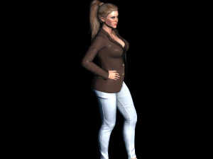 Personagem Ana Modelo 3D
