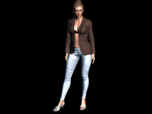 Personagem Ana Modelo 3D