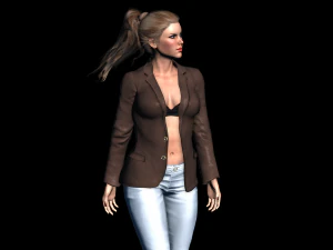 Personagem Ana Modelo 3D