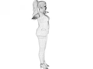 Personagem Ana Modelo 3D