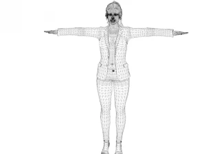 Personagem Ana Modelo 3D