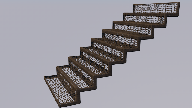 stairs 3D मॉडल .c4d .max .obj .3ds .fbx .stl .blend 