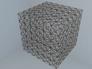漂亮的网状盒子 3D 模型