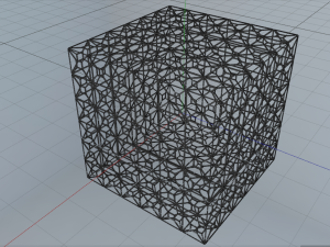 beautiful mesh box Model 3D