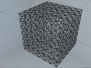 beautiful mesh box 3D Model
