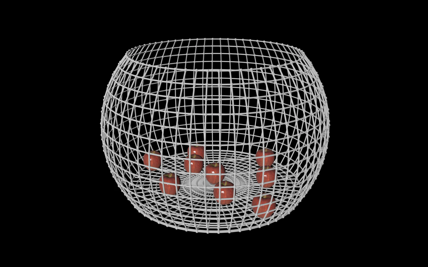 basket 3D Model .c4d .max .obj .3ds .fbx .stl .blend 