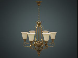 Classic chandelier 02 3D Модель