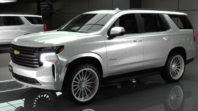 Chevrolet Tahoe High Country 2022 3Dモデル .c4d .max .obj .3ds .fbx .stl .blend