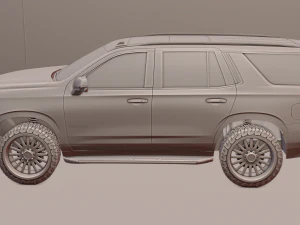 Chevrolet Tahoe High Country 2022 3D Model