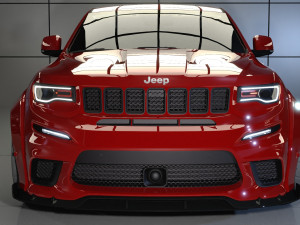 Jeep Grand Cherokee Trackhawk 2021 Bodykit 3D-Modell