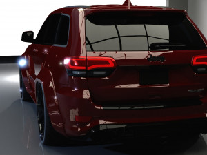 Jeep Grand Cherokee Trackhawk 2021 Bodykit 3D-Modell
