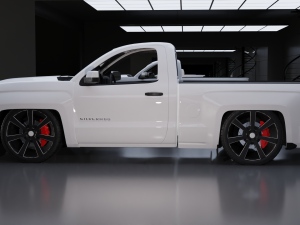 Chevrolet Silverado Z71 Single Cab Modified Modèle 3D